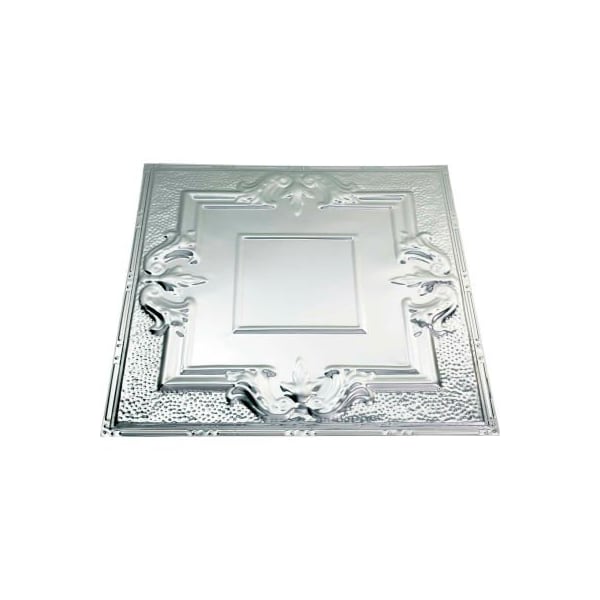 Acoustic Ceiling Products Great Lakes Tin Niagara 2' X 2' Nail-up Tin Ceiling Tile in Unfinished - T54-03 - main